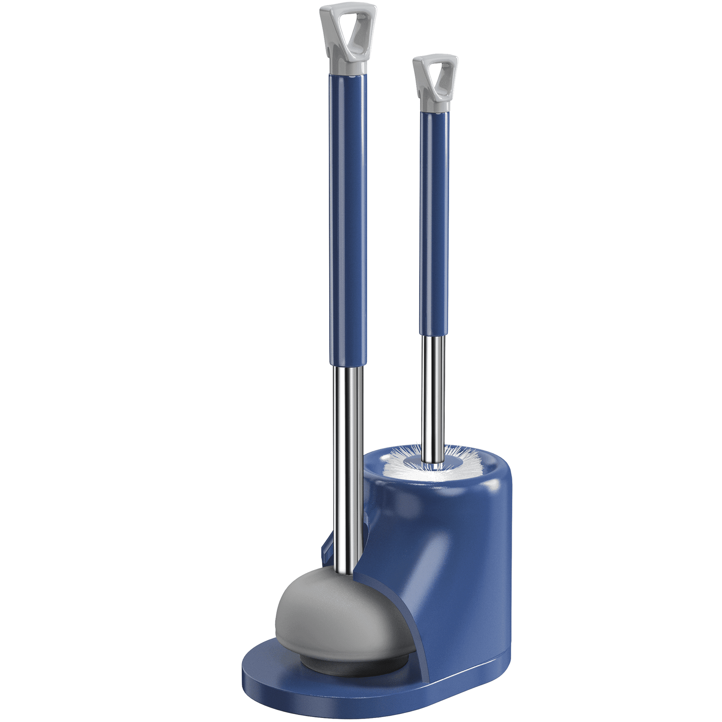 Toilet Brush and Plunger Combo Set Toilet Bowl Brush and Caddy Scrub Brush with Holder