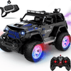 UUGEE Remote Control Car Toys for 6-12 Year Old Boys, 2.4Ghz 1:16 RC Gesture Sensing Stunt Car with Spray Light Sound, Birthday Gifts for Kids Girls