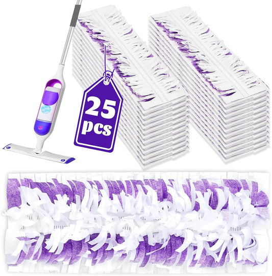 25 Pack Disposable Mop Pads Refills Swiffer PowerMop Pads Multi-Surface Power Mopping Head for Hardwood cleaning
