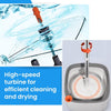 Floor Scrub Brush with Long Handle for Cleaning Shower Bathroom, Patio, Garage, Kitchen, Wall and Deck