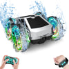 UUGEE Remote Control Car Car Toys for Boys, 2.4 GHz 4WD Amphibious RC Car Boat, 360¡ãRotation RC Truck Stunt Cars with LED Lights, Gifts for 6 7 8 9 Kids Girls