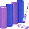 4 Pcs Reusable Mop Refill Pads for Swiffer Power Mop Pads Refills for Various surfaces Floor Cleaning