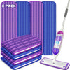 Reusable Mop Pads Compatible with Swiffer PowerMop 8 Pack Power Mop Refills Washable for Most Floor Types