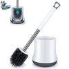 Toilet Bowl Brush Cleaner and Caddy Holder Set Toilet Scrubber for Bathroom 1 Pack